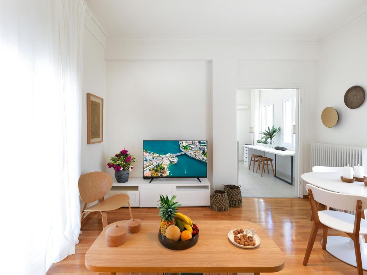 Modern Penthouse Overlooking Halkis Chalkís Eksteriør bilde