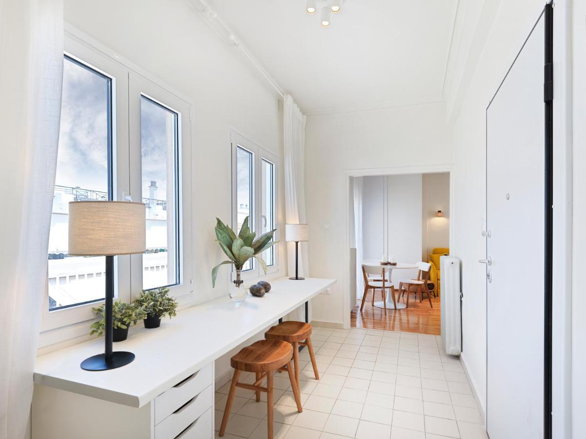 Modern Penthouse Overlooking Halkis Chalkís Eksteriør bilde